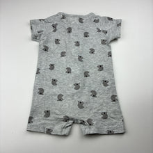 Load image into Gallery viewer, Unisex Target, stretchy zip romper, koalas, GUC, size 00,  