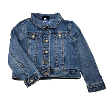 Load image into Gallery viewer, Girls Osh Kosh, blue stretch jacket, poppers, GUC, size 5,  