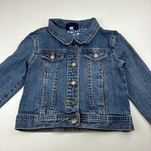 Load image into Gallery viewer, Girls Osh Kosh, blue stretch jacket, poppers, GUC, size 5,  