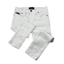 Load image into Gallery viewer, Girls Bardot Junior, white stretch denim jeans, adjustable, Inside leg: 34cm, FUC, size 2,  