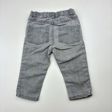 Load image into Gallery viewer, Girls Dymples, lightweight stretch denim leggings / bottoms, elasticated, GUC, size 00,  