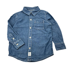 Load image into Gallery viewer, Boys Carters, lightweight cotton long sleeve shirt, marks back left sleeve, FUC, size 3,  