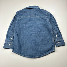 Load image into Gallery viewer, Boys Carters, lightweight cotton long sleeve shirt, marks back left sleeve, FUC, size 3,  