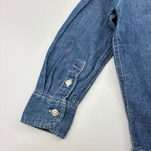 Load image into Gallery viewer, Boys Carters, lightweight cotton long sleeve shirt, marks back left sleeve, FUC, size 3,  