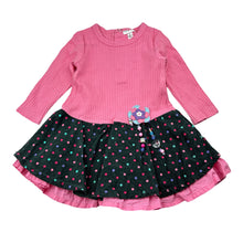 Load image into Gallery viewer, Girls Jack &amp; Milly, ribbed cotton &amp; corduroy long sleeve dress, GUC, size 0, L: 40cm
