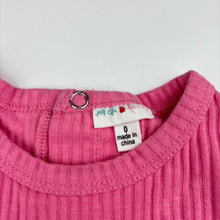 Load image into Gallery viewer, Girls Jack &amp; Milly, ribbed cotton &amp; corduroy long sleeve dress, GUC, size 0, L: 40cm