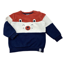 Load image into Gallery viewer, Boys Ollie's Place, fleece lined sweater / jumper, small marks, FUC, size 1,  
