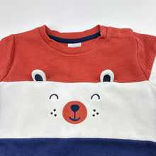 Load image into Gallery viewer, Boys Ollie's Place, fleece lined sweater / jumper, small marks, FUC, size 1,  