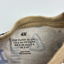 Load image into Gallery viewer, Boys H&amp;M, cotton tee / top, diggers, FUC, size 3-4,  