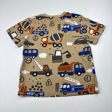 Load image into Gallery viewer, Boys H&amp;M, cotton tee / top, diggers, FUC, size 3-4,  