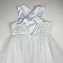 Load image into Gallery viewer, Girls JJs HOUSE, white formal /flower girl dress, NEW, size 5, L: 78cm