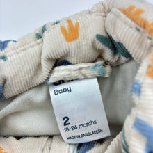 Load image into Gallery viewer, Unisex Anko, wadded cordury cotton vest, dinosaurs, EUC, size 2,  