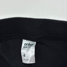 Load image into Gallery viewer, Girls Anko, black stretchy bike shorts, EUC, size 4,  
