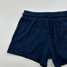 Load image into Gallery viewer, Girls Anko, navy cotton shorts, elasticated, GUC, size 3,  