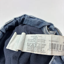 Load image into Gallery viewer, Boys BOUT'CHOU, cotton lined lightweight jeans, adjustable, GUC, size 0,  