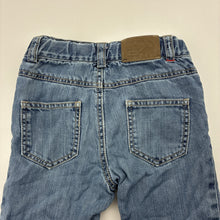 Load image into Gallery viewer, Boys BOUT'CHOU, cotton lined lightweight jeans, adjustable, GUC, size 0,  