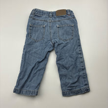 Load image into Gallery viewer, Boys BOUT'CHOU, cotton lined lightweight jeans, adjustable, GUC, size 0,  