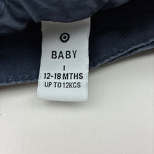 Load image into Gallery viewer, Boys Target, stretch cotton chino pants, adjustable, Inside leg: 27cm, GUC, size 1,  