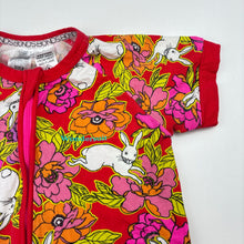 Load image into Gallery viewer, Girls Bonds, zip wondersuit / zippy / romper, rabbits, EUC, size 3,  