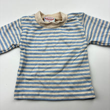 Load image into Gallery viewer, Boys NURSERY LAND, fleece lined cotton long sleeve top &amp; matching hat, NEW, size 00,  