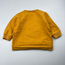 Load image into Gallery viewer, Boys Sprout, fleece lined sweater / jumper, dinosaur, GUC, size 0,  