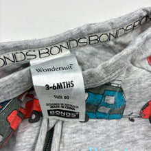 Load image into Gallery viewer, Boys Bonds, zip wondersuit / zippy / romper, wash fade &amp; pilling, FUC, size 00,  