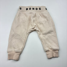 Load image into Gallery viewer, Unisex Bonds, fleece lined track pants, elasticated, GUC, size 00,  