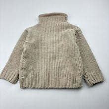 Load image into Gallery viewer, Boys Baby Berry, chenille chunky knit sweater / jumper, EUC, size 0,  