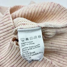 Load image into Gallery viewer, Girls JAMIE KAY, knitted cotton sweater / jumper, marks on front, FUC, size 1,  