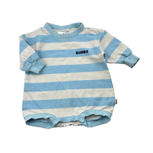 Load image into Gallery viewer, Unisex Bonds, striped cotton slouchy suit romper, FUC, size 00,  