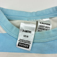 Load image into Gallery viewer, Unisex Bonds, striped cotton slouchy suit romper, FUC, size 00,  