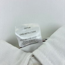 Load image into Gallery viewer, Boys Ollie's Place, white cotton long sleeve shirt, marks back left cuff, FUC, size 00,  