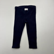 Load image into Gallery viewer, Girls Country Road, navy ribbed leggings / bottoms, GUC, size 0,  