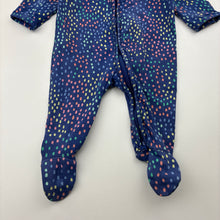 Load image into Gallery viewer, Unisex Target, stretchy zip coverall / romper, GUC, size 0000,  
