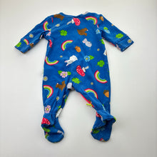 Load image into Gallery viewer, Unisex Peter Alexander, cotton zip coverall / romper, wash fade &amp; pilling, FUC, size 000,  