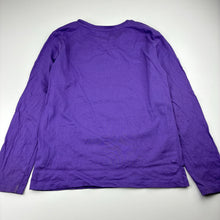 Load image into Gallery viewer, Girls Anko, purple cotton long sleeve tee / top, FUC, size 8,  