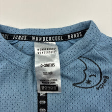 Load image into Gallery viewer, Unisex Bonds, WONDERCOOL zip wondersuit / zippy / romper, marks right cuff, FUC, size 000,  