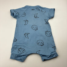 Load image into Gallery viewer, Unisex Bonds, WONDERCOOL zip wondersuit / zippy / romper, marks right cuff, FUC, size 000,  