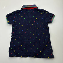 Load image into Gallery viewer, Boys Mayoral, navy cotton polo shirt top, wash fade, FUC, size 1-2,  