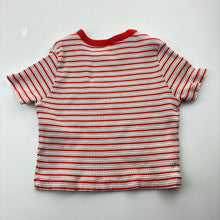 Load image into Gallery viewer, Girls Uniqlo, striped ribbed tee / top, FUC, size 5-6,  