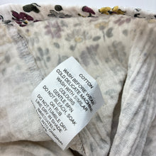 Load image into Gallery viewer, Girls Marquise, floral crinkle cotton long sleeve dress, GUC, size 1, L: 40cm