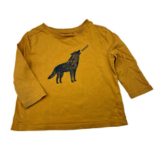 Load image into Gallery viewer, Boys Anko, cotton long sleeve top, wolf, FUC, size 1,  