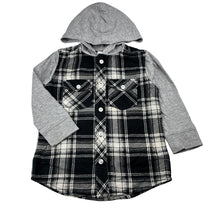 Load image into Gallery viewer, Boys Kids &amp; Co, long sleeve hooded shirt, EUC, size 3,  