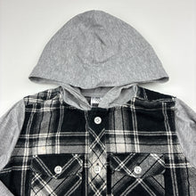 Load image into Gallery viewer, Boys Kids &amp; Co, long sleeve hooded shirt, EUC, size 3,  