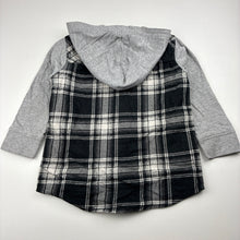 Load image into Gallery viewer, Boys Kids &amp; Co, long sleeve hooded shirt, EUC, size 3,  