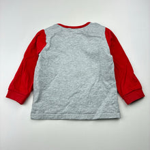 Load image into Gallery viewer, Boys Tu, cotton long sleeve pyjama top, superhero, FUC, size 0,  