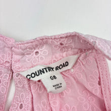 Load image into Gallery viewer, Girls Country Road, pink cotton summer top, GUC, size 8,  