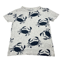 Load image into Gallery viewer, Boys Anko, grey marle tee / top, crabs, FUC, size 6,  