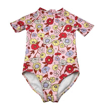 Load image into Gallery viewer, Girls Wave Zone, floral swim one-piece, EUC, size 6,  