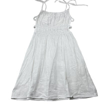 Load image into Gallery viewer, Girls Mooloola, white cotton summer top, L: 62cm, EUC, size 12,  